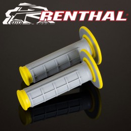 Poignées RENTHAL Dual grip jaune