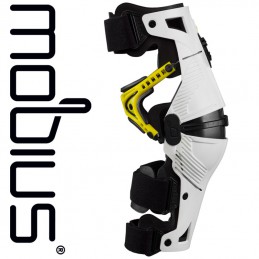 Genouillères MOBIUS X8 White-Yellow
