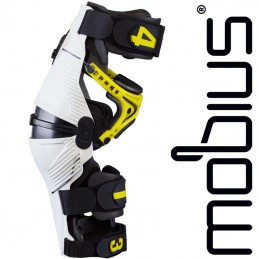Genouillères MOBIUS X8 White-Yellow