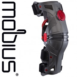 Genouillères MOBIUS X8 Grey-Red
