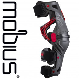 Genouillères MOBIUS X8 Grey-Red