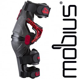 Genouillères MOBIUS X8 Grey-Red