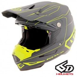 Casque 6D ATR-2 Recon Gray-Yellow