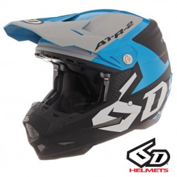 Casque 6D ATR-2 Helo Gray-Blue