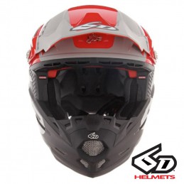 Casque 6D ATR-2 Helo Gray-Red