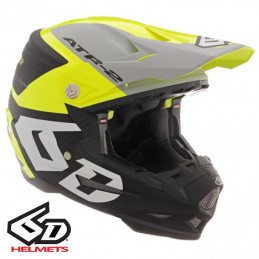 Casque 6D ATR-2 Helo Gray-Yellow
