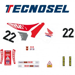 Kit déco réplica HONDA USA 91 125 CR