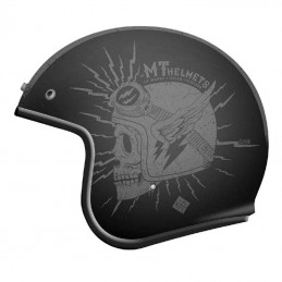 Casque jet DILER Matt black