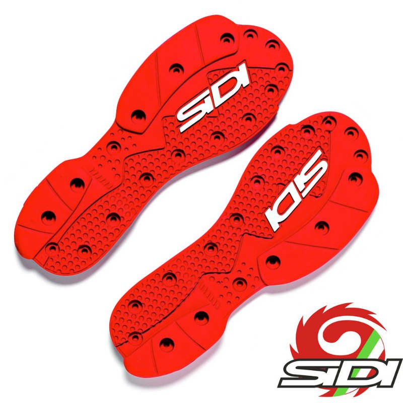 Semelles super motard SIDI CROSSFIRE SRS rouge