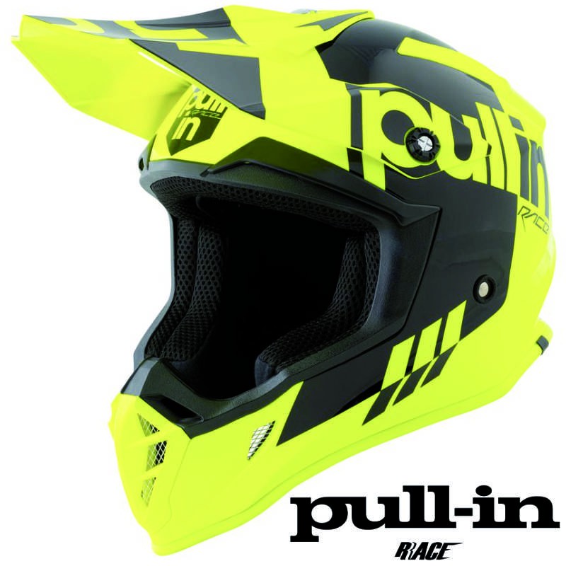 Casque PULL-IN RACE Flo yellow