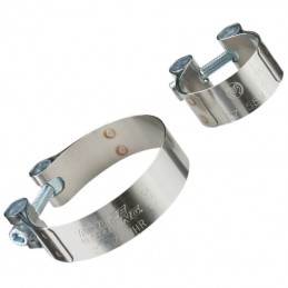 Collier d'échappement en inox 39,5-43mm