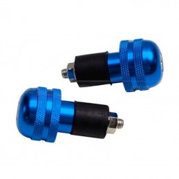Embouts de guidon ø18mm bleu
