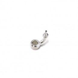 Raccord de durite aviation oeil 90° 10mm