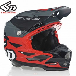 Casque 6D ATR-2 MERGE Red-Gray-Black