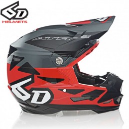 Casque 6D ATR-2 MERGE Red-Gray-Black