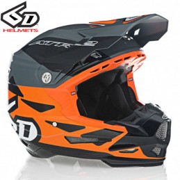 Casque 6D ATR-2 MERGE Orange-Gray-Black