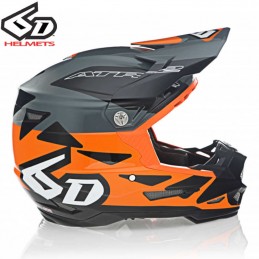 Casque 6D ATR-2 MERGE Orange-Gray-Black