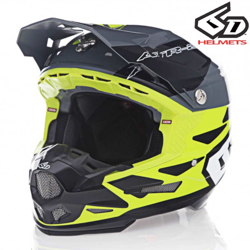 Casque 6D ATR-2 MERGE Yellow-Gray-Black