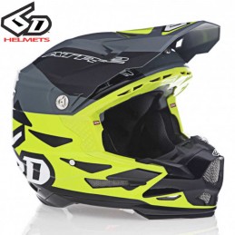 Casque 6D ATR-2 MERGE Yellow-Gray-Black