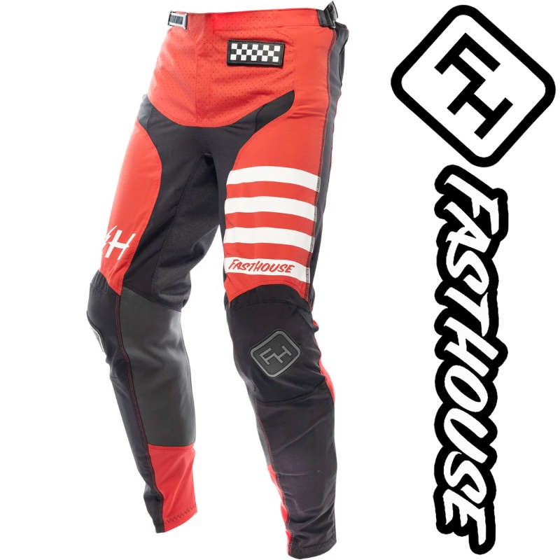 Pantalon FASTHOUSE ELROD Red-Black