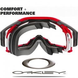 Masque OAKLEY AIRBRAKE MX Whiteout