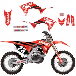 Kit déco 450 CRF réplica GEICO