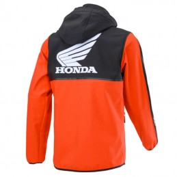 Veste sofshell HONDA Rouge-Noir