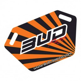 Plaque panneautage BUD RACING Orange