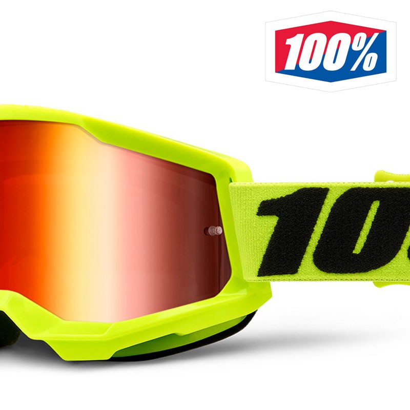Masque 100% STRATA 2 Yellow Masque 100% STRATA 2 Yellow
