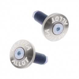 Embouts de guidon ø12mm gris