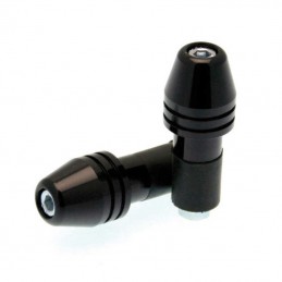 Embouts de guidon ø18mm noir