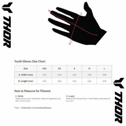 Gants enfant THOR SECTOR Black