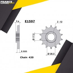 Pignon FE-SPROCKETS 65 SX