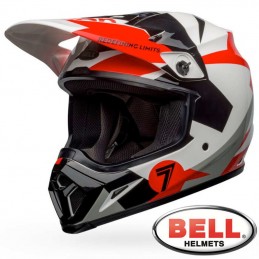 Casque BELL MX-9 SEVEN Battleship Red