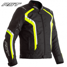 Blouson RST AXIS Noir-Jaune fluo