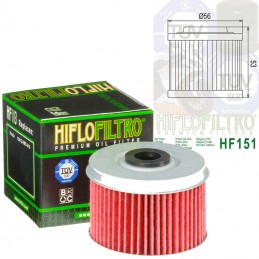 Filtre à huile HIFLOFILTRO HF151