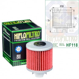 Filtre à huile HIFLOFILTRO HF118