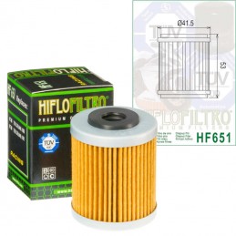 Filtre à huile HIFLOFILTRO HF651