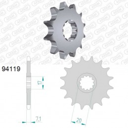 Pignon AM6 420