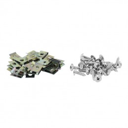 Agrafe+vis de carrosserie 5mm