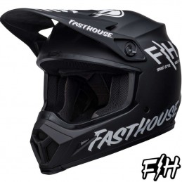 Casque BELL MX-9 FASTHOUSE Black-White
