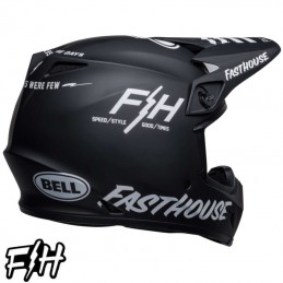 Casque BELL MX-9 FASTHOUSE Black-White