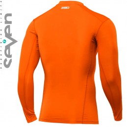 Maillot compression SEVEN ZERO Orange fluo