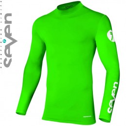 Maillot compression SEVEN ZERO Vert fluo