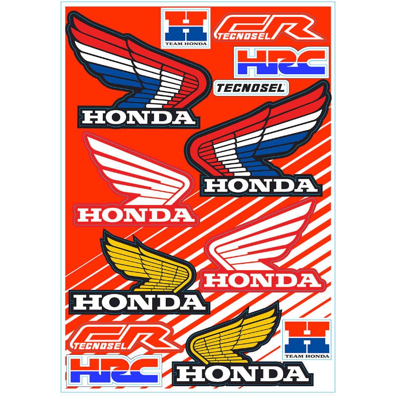 Planche de stickers TECNOSEL HONDA