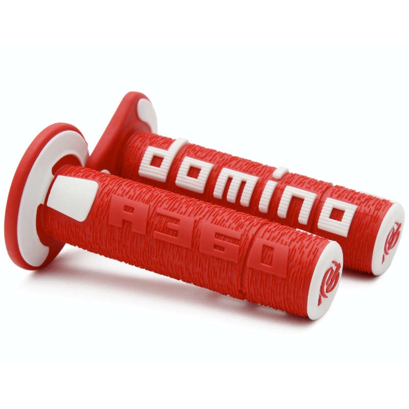 Poignées DOMINO A360 Rouge-Blanc