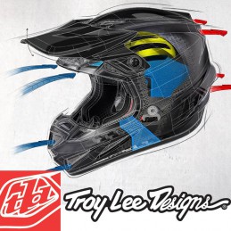 Casque TLD GP Polyacrylite Slice Black-Gray