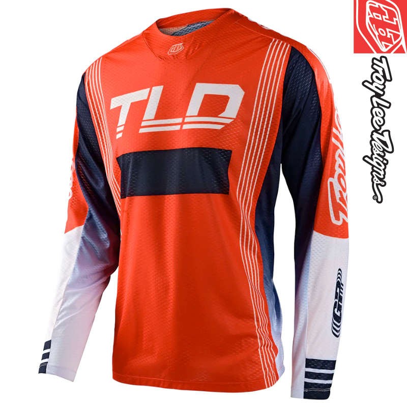 Maillot Troy Lee Designs GP Air Rhythm Orange Maillot Troy Lee Designs GP Air Rhythm Orange