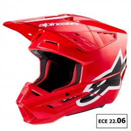 Casque ALPINESTARS SUPERTECH M5 CORP Red ECE 22-06