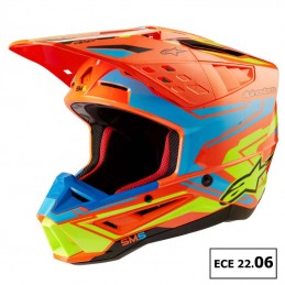 Casque ALPINESTARS SUPERTECH M5 ACTION Orange ECE 22-06